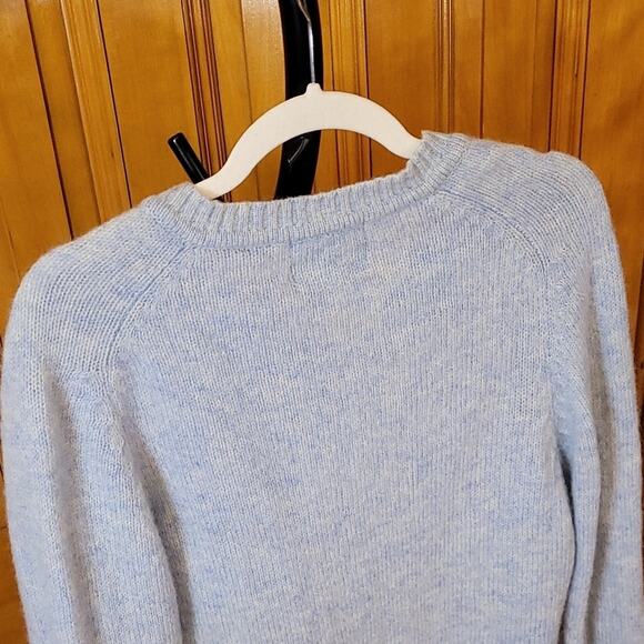 Vintage Club International Light Blue Pure Wool Sweater Size Medium Unisex - Picture 2 of 11